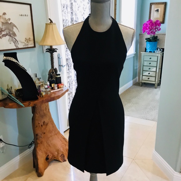 Little Black Halter Dress - Picture 2 of 8